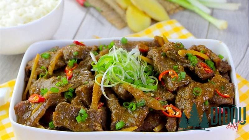 Bò kho gừng