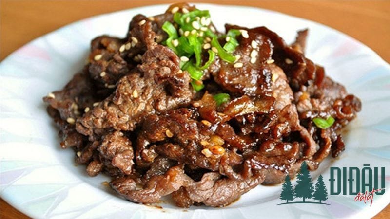 Bò nướng mè