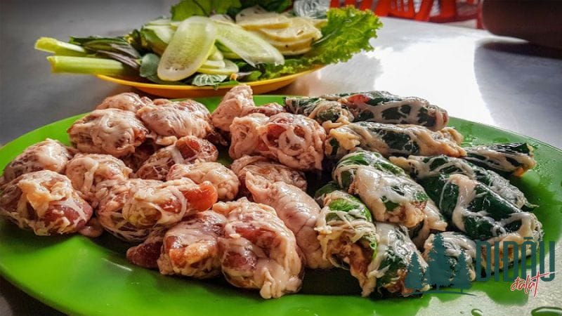 Bò nướng mỡ chài