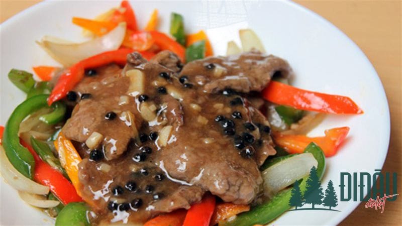 Bò sốt tiêu đen