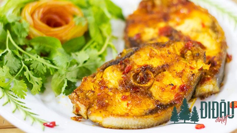 Cá bớp chiên nước mắm