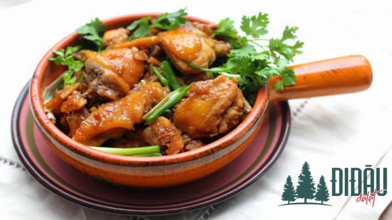 Cánh gà kho chao