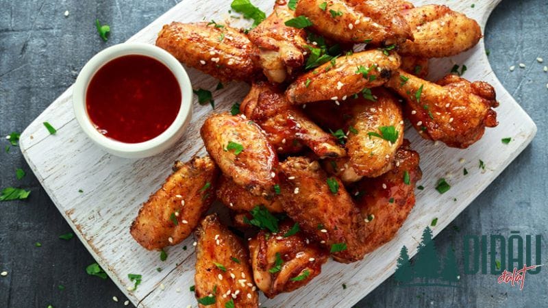 Cánh gà nướng mật ong