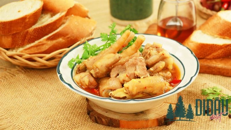 Chân gà hầm mật ong 