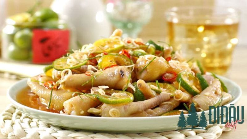 Chân gà ngâm sả ớt