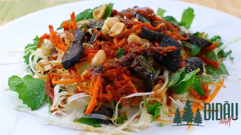 Đu đủ bò khô