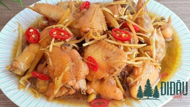 Gà kho gừng