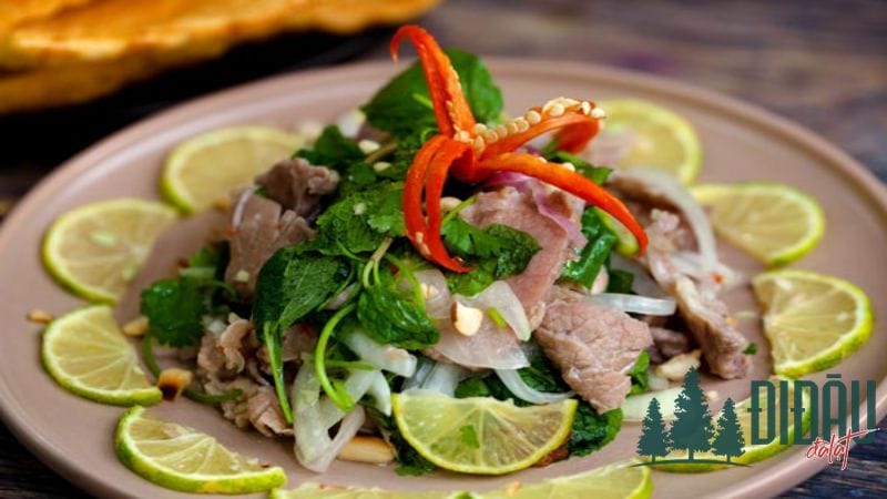 Gỏi bò bóp thấu