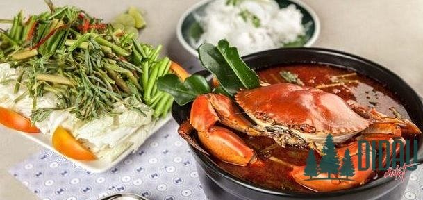 Lẩu cua biển chim trắng