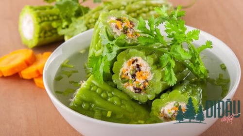 Mướp đắng nhồi thịt hấp