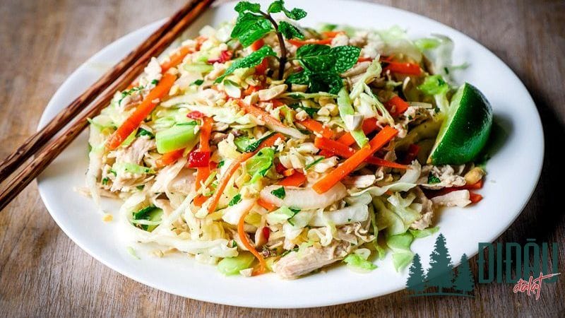 Nộm gà xé phay