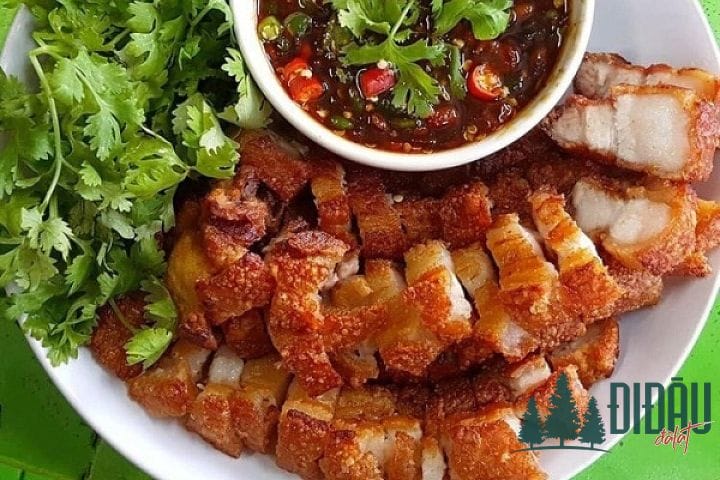 Thịt ba rọi chiên kiểu Thái