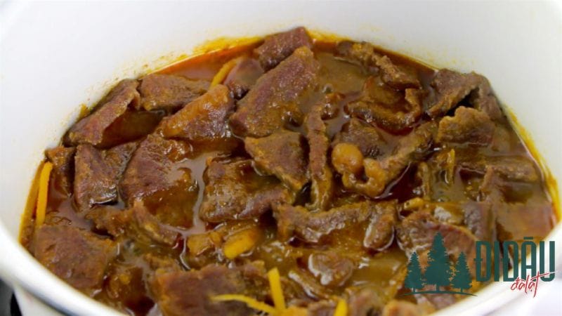 Thịt bò kho gừng