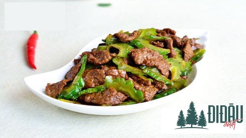 Thịt bò xào mướp đắng