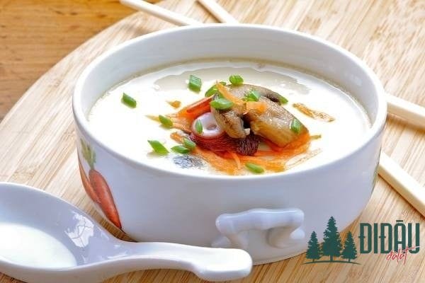 Trứng thập cẩm hấp