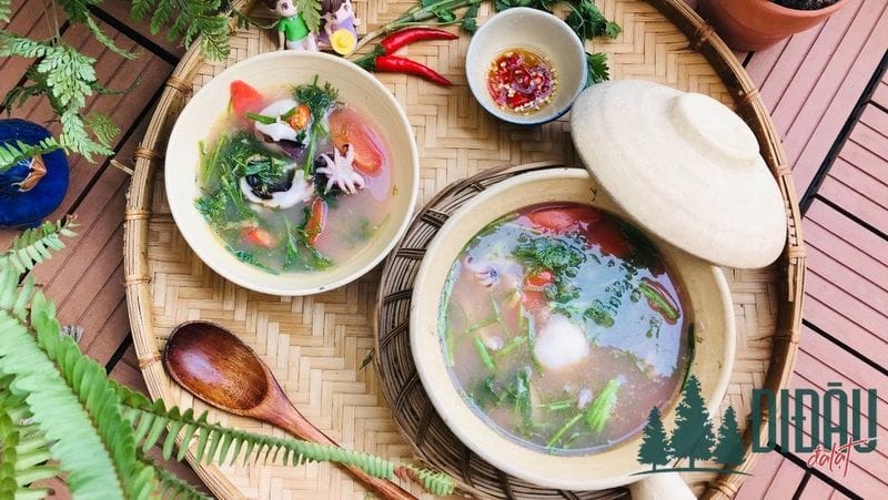 Bạch tuộc nhúng mẻ