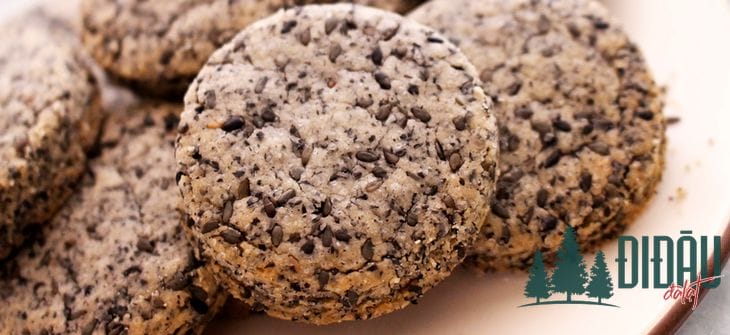 Bánh quy cookie mè đen