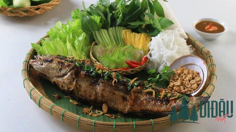 Cá lóc nướng trui