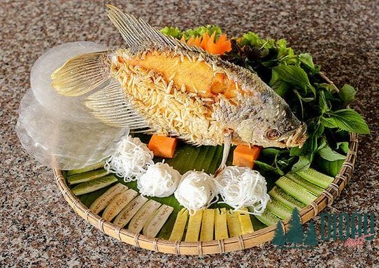 Cá tai tượng chiên xù