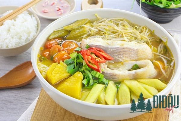 Canh cá diêu hồng