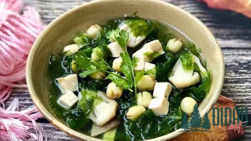 Canh rong biển chay