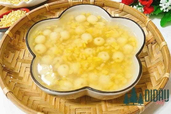 Chè đậu ván và hạt sen