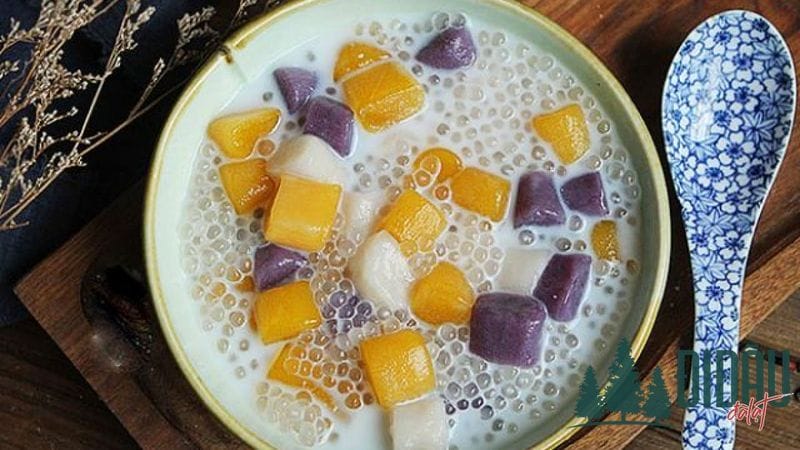Chè khoai bí đỏ