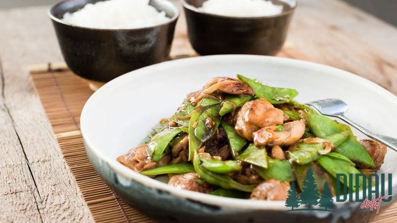 Đậu Hà Lan xào thịt gà