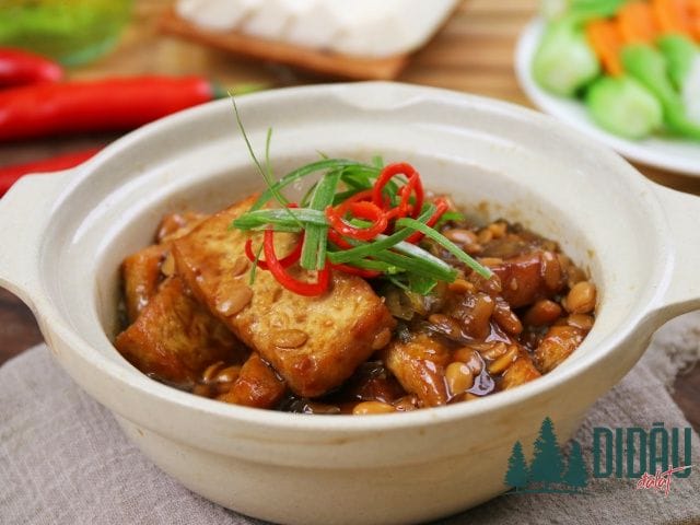 Đậu hũ kho nước tương