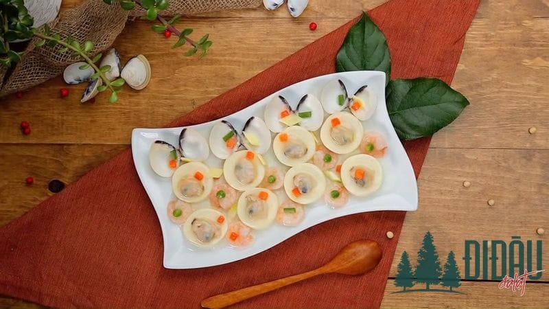 Đậu hủ non xào tôm