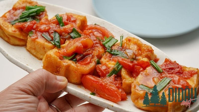 Đậu phụ sốt cà chua