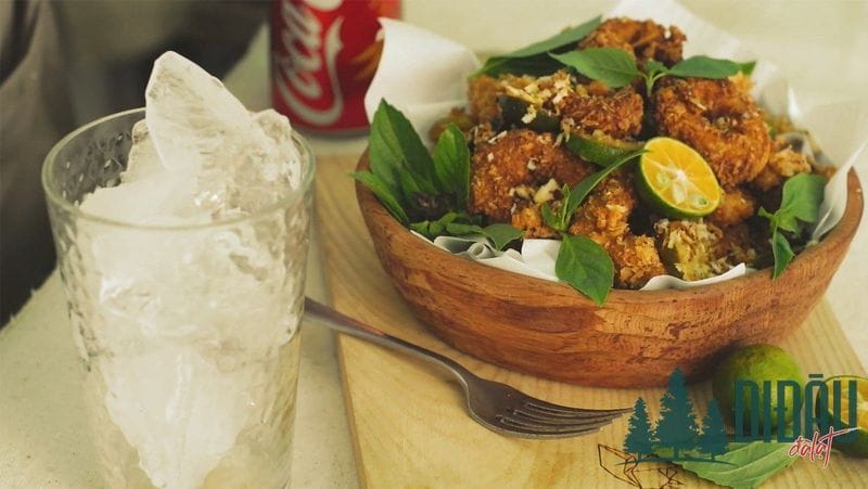 Mực chiên muối tắc