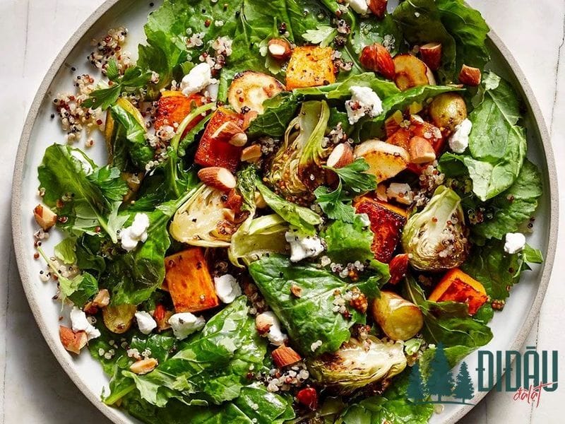 Salad cải xoăn kiểu Á