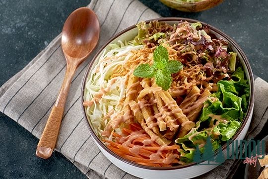 Salad đậu hũ