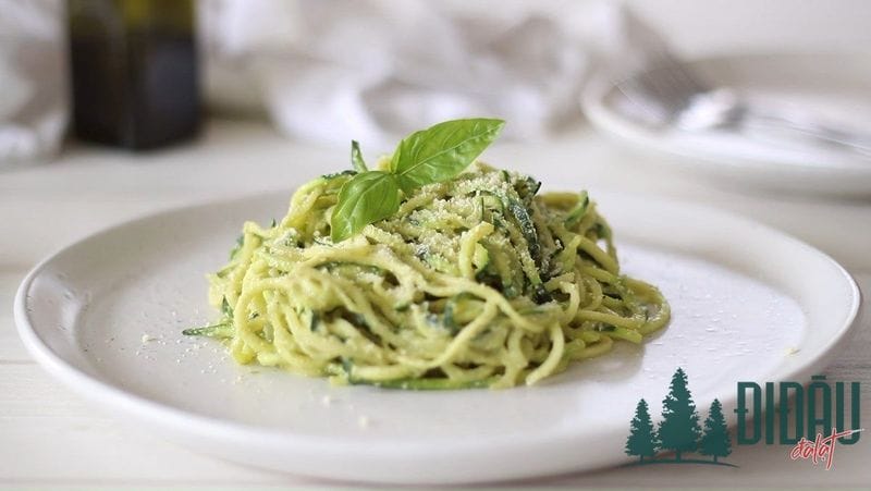 Spaghetti bí ngòi bơ