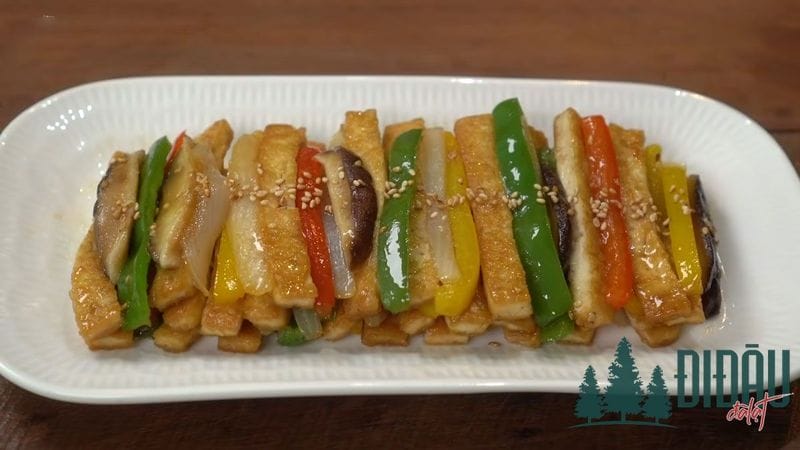 Tàu hủ xào rau củ