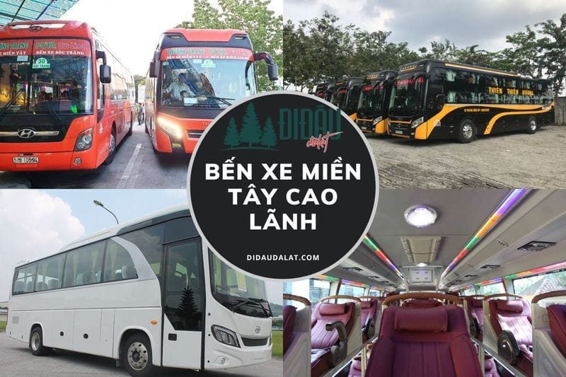 TOP 5+ Nhà xe từ bến xe Miền Tây đi Cao Lãnh