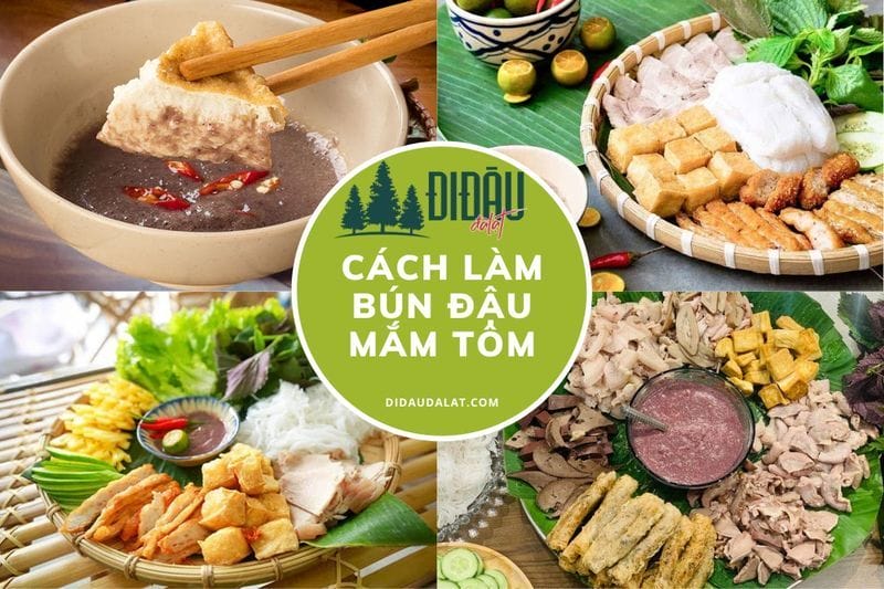 Cách làm bún đậu mắm tôm ngon ngất ngây chuẩn vị Hà Nội