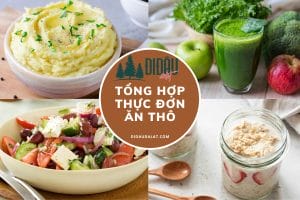 thực đơn ăn thô
