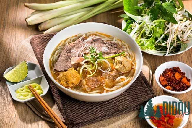 1 bát bún bò Huế bao nhiêu calo didaudalat