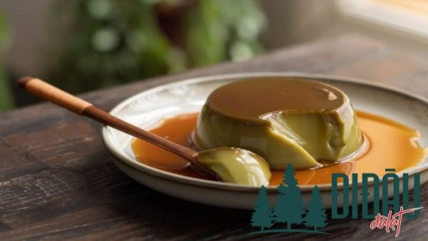 Bánh trứng sữa hấp trà xanh
