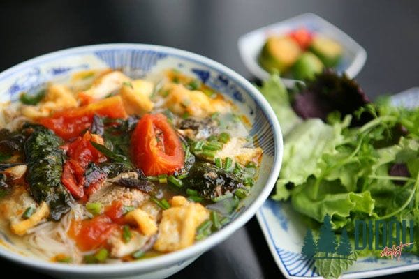 Bún riêu cua truyền thống miền Bắc