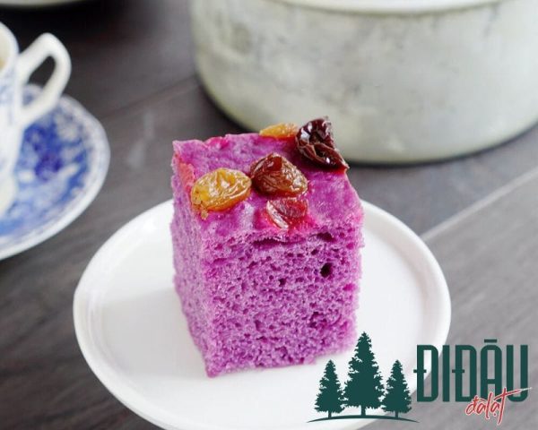 Cách làm bánh sữa chua khoai lang tím