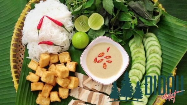 Cách làm bún đậu mắm tôm chay từ đậu nành