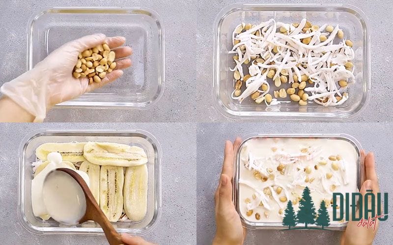 Cách làm kem chuối sữa chua sữa đặc