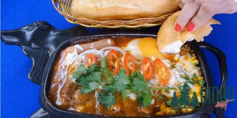 Cách nấu bò né với nấm đông cô