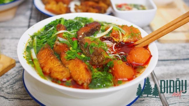 Cách nấu bún cá Hà Nội thơm ngon và không tanh