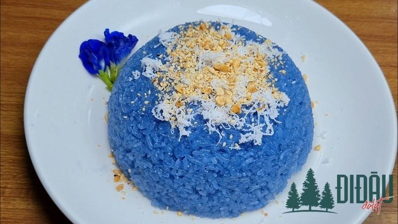 Cách nấu xôi vị hoa đậu biếc