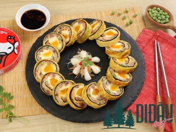 Chả hoa ngũ sắc phô mai