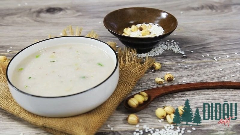Cháo hạt sen an thần, giúp giấc ngủ ngon